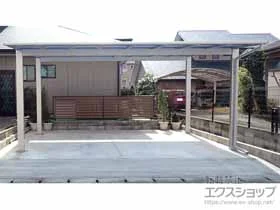 YKKAPのフェンス エフルージュ ツイン FIRST 積雪〜20cm対応 施工例