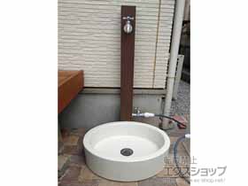 の立水栓・ガーデンシンク 立水栓ユニット レヴウッドタイプ 施工例