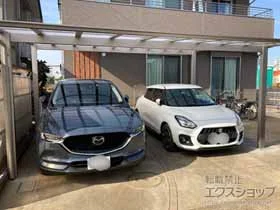 Value Selectのカーポート ソリッドポート ワイド 積雪〜20cm対応 施工例