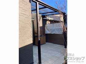 のテラス屋根 ソラリア F型 テラスタイプ 単体 積雪〜20cm対応 施工例