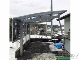 YKKAPのカーポート アリュース　積雪～20cm対応 施工例
