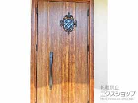 の玄関ドア リシェント玄関ドア3 断熱K2仕様 親子仕様(ランマ無)外観右吊元 D77型 ※ファミロック 電池式 タグキーセット キー収納リモコン×1 施工例