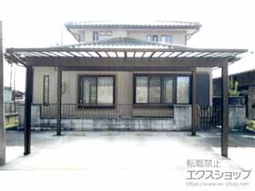 のカーポート エフルージュ ツイン50 積雪〜50cm対応 施工例
