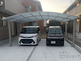 のカーポート アリュース ツイン　積雪〜20cm対応 施工例