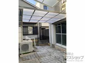 LIXIL(リクシル)のサイクルポート・自転車置き場 ネスカFミニ (フラットスタイル) 積雪～20cm対応 施工例