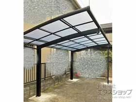 LIXIL(リクシル)のカーポート ネスカR (ラウンドスタイル) 積雪～20cm対応 施工例