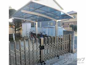 のカーポート アリュース　積雪〜20cm対応+水平式物干し 施工例