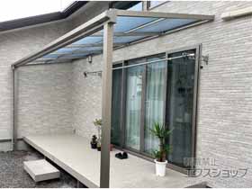 のテラス屋根 ソラリア F型 テラスタイプ 単体 積雪〜20cm対応 施工例