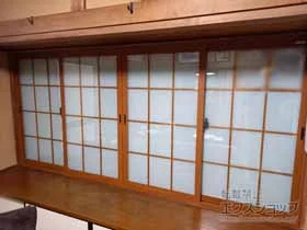 LIXIL リクシル(トステム)の内窓（二重窓・二重サッシ） インプラス 引違い窓 4枚建 施工例