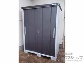 サンキンの物置 クール 一般型 1500×900×1947 EC-1590-GK 施工例