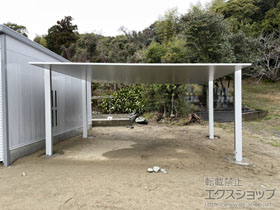 のカーポート カーポートSCワイド 積雪〜20cm対応 施工例