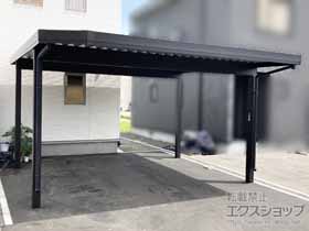 のカーポート ジーポートPro 積雪150cm対応 2台用 4本角柱 施工例