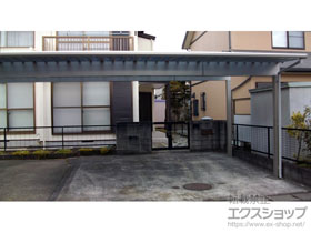 のカーポート エフルージュ トリプル50 積雪〜50cm対応 施工例