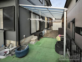 のテラス屋根 ソラリア F型 テラスタイプ 単体 積雪〜20cm対応 施工例