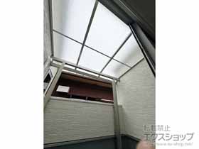 のバルコニー・ベランダ屋根 ソラリア R型 屋根タイプ 単体 積雪〜20cm対応 施工例
