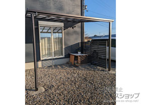のテラス屋根 ソラリア F型 テラスタイプ 単体 積雪〜20cm対応 施工例