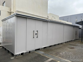 の物置・屋外倉庫 エルモ 一般型 左扉タイプ（LMD-5829HL） LMD-5829HL-CB 施工例