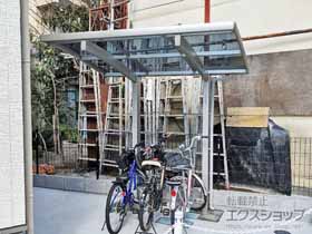 のサイクルポート・駐輪場 プレシオスポート ミニ 積雪〜20cm対応 施工例