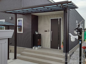のテラス屋根 レセパ Tタイプ 独立タイプ 積雪〜20cm対応 施工例