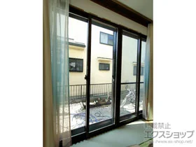 LIXIL リクシル(トステム)の内窓（二重窓・二重サッシ） インプラス 引違い窓 4枚建 施工例