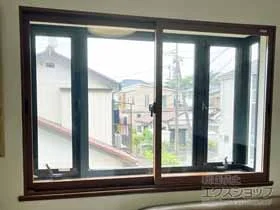LIXIL リクシル(トステム)の内窓（二重窓・二重サッシ） インプラス 引違い窓 2枚建 施工例