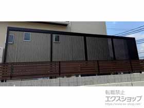 のフェンス・柵 Gスクリーン 細縦格子タイプ 施工例