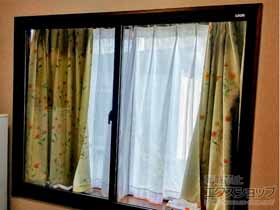 の二重窓（内窓） インプラス引違い窓ＰＧガラス入り ２枚建マド 施工例