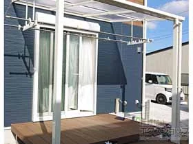 YKKAP�̃e���X���� �\�����A F�^ �e���X�^�C�v �P�� �ϐ�`20cm�Ή��{�݂艺�����Œ蕨���� �{�H��