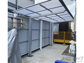 のサイクルポート・駐輪場 ネスカFミニ (フラットスタイル) 積雪〜20cm対応 施工例