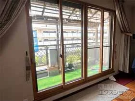 LIXIL リクシル(トステム)の内窓（二重窓・二重サッシ） インプラス引違い窓 4枚建 施工例