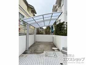 のカーポート ネスカR (ラウンドスタイル) 積雪〜20cm対応＋着脱式サポート柱 施工例