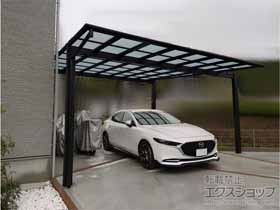 のカーポート エフルージュ ツイン FIRST 積雪〜20cm対応 施工例