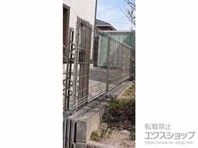のフェンス・柵 イーネットフェンス3F型 水平地用 自由柱施工 施工例