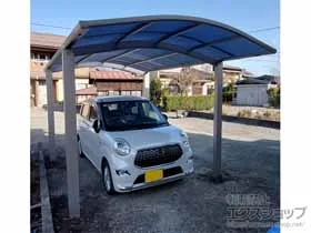 YKKAPのカーポート アリュース ワン 積雪〜20cm対応 施工例