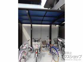 のサイクルポート・駐輪場 プレシオスポート ミニ 積雪〜20cm対応 施工例