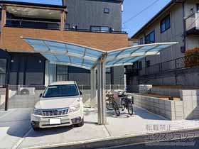 のカーポート アリュース Y合掌　積雪〜20cm対応 施工例