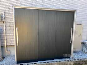 の物置・屋外倉庫 エスモ 一般型 2100×774×1913 ESF-2107A-WE 施工例