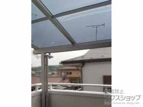 のバルコニー・ベランダ屋根 ソラリア F型 屋根タイプ 単体 積雪〜20cm対応 施工例