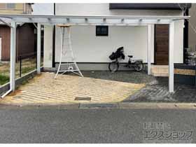 のカーポート ソリッドポート ワイド 積雪〜20cm対応 施工例
