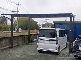 のカーポート ソリッドポート ワイド 積雪〜20cm対応 施工例