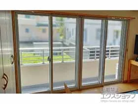 LIXIL リクシル(トステム)の内窓（二重窓・二重サッシ） インプラス 引違い窓 4枚建 施工例