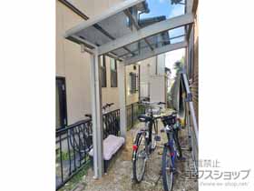 のサイクルポート・駐輪場 アリュースミニ 積雪〜20cm対応 施工例