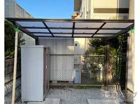 LIXIL(リクシル)のサイクルポート ネスカFミニ (フラットスタイル) 積雪〜20cm対応 施工例