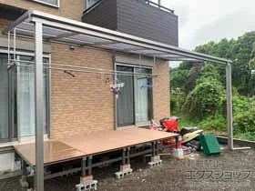 YKKAP�̃e���X���� �\�����A F�^ �e���X�^�C�v �P�� �ϐ�`20cm�Ή��{�݂艺���� �Œ蕨���� ���C�h �{�H��