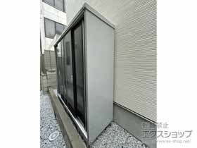の物置・屋外倉庫 シンプリー 一般型 2160×615×1903 MJX-216E-CG 施工例