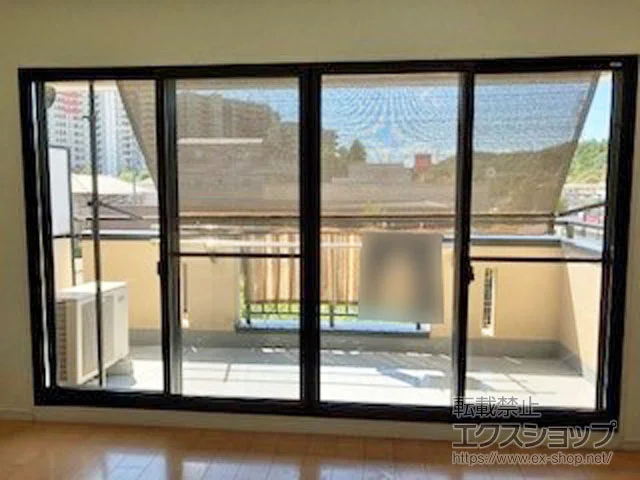 LIXIL リクシル(トステム)の内窓（二重窓・二重サッシ） 【特注】インプラス 引違い窓 4枚建 施工例