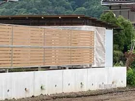 YKKAP�̃t�F���X�E��E�� ���V�A�X�t�F���XF04�^ ���� �ؒ��J���[ 2�i�x�� �������ėp �{�H��