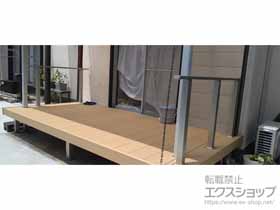 のウッドデッキ リウッドデッキ 200＋ルシアスデッキフェンスB01型<笠木のみタイプ> 施工例