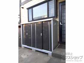 の物置・屋外倉庫 シンプリー 一般型 1940×615×1303 MJX-196C-P-EB 施工例