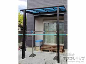 のテラス屋根 レセパ Lタイプ 独立タイプ 積雪〜20cm対応+隙間ふさぎ材 施工例